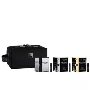Givenchy 4pc gift set w Toiletry Pouch Gentlemen Society Gift Set New GWP